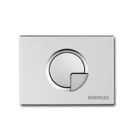 Клавиша смыва BERGES для инсталляции NOVUM R2