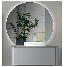 Комплект мебели для ванной Black&White Universe U915.1000 100 9151000 подвесной Glossy light grey