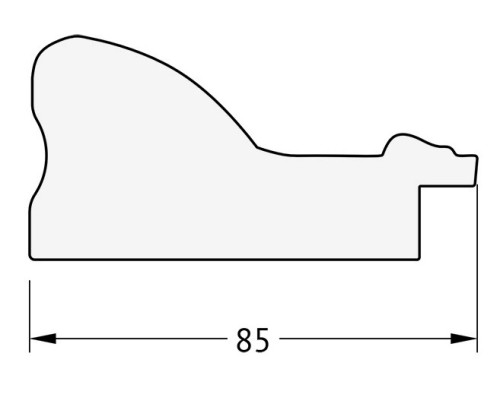 Зеркало Evoform Exclusive 115х55 BY 1250 с фацетом в багетной раме - Виньетка бронзовая 85 мм