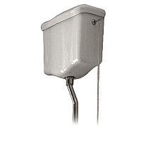 Механизм смыва для навесного высокого бачка Kerasan Waldorf 754590 хром