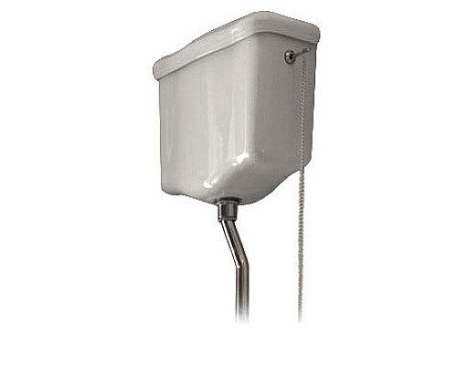 Механизм смыва для навесного высокого бачка Kerasan Waldorf 754590 хром