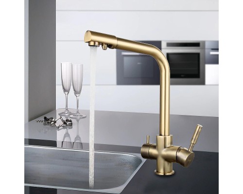 Смеситель для кухни Frap H52 F4352-4 Бронза