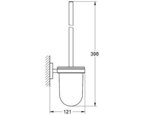 Ершик для унитаза Grohe Essentials Хром