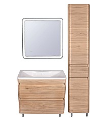 Тумба под раковину напольная Style Line Атлантика 80 ЛС-00000688 ясень перламутр