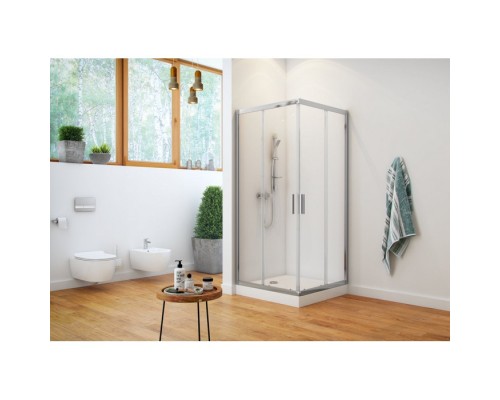 Душевое ограждение Excellent Серия 201 90х90 квадрат хром