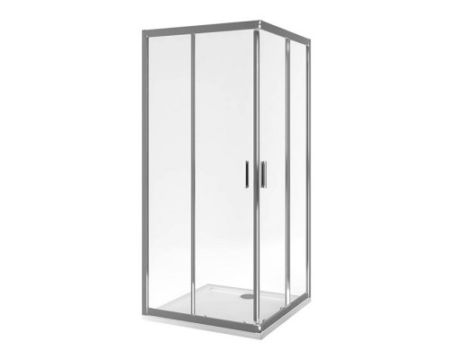 Душевое ограждение Excellent Серия 201 90х90 квадрат хром