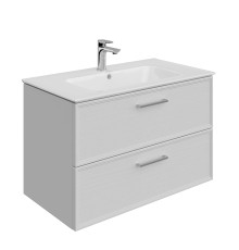 Тумба под раковину Kerama Marazzi PIANO Classic подвесная с ящиками 85, белый матовый