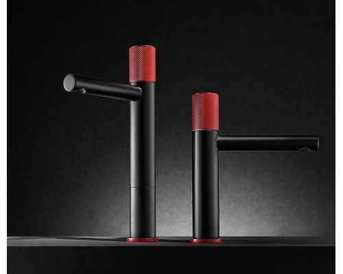 Смеситель для раковины Bronze de Luxe Avantgarde Черный Красный