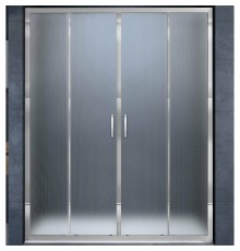 Душевая дверь Vincea Alpha 170 VDS-3AL2170MT профиль Хром стекло текстурное