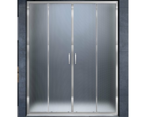 Душевая дверь Vincea Alpha 170 VDS-3AL2170MT профиль Хром стекло текстурное