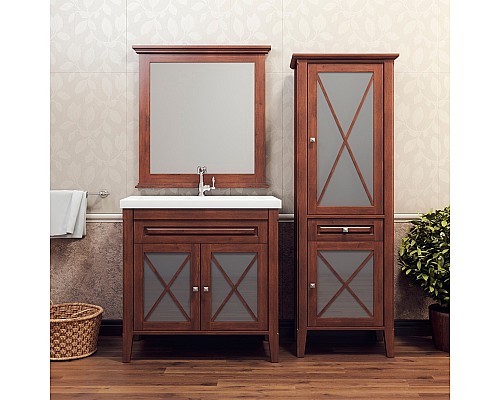 Тумба под раковину Opadiris Палермо 90 00-00002356 Светлый орех