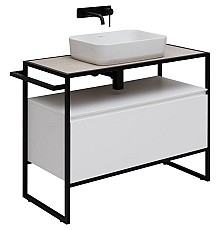 Тумба под раковину Allen Brau Priority 100 1.31003.WM Белая матовая