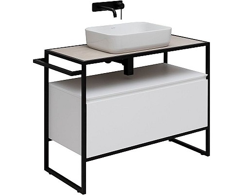 Тумба под раковину Allen Brau Priority 100 1.31003.WM Белая матовая