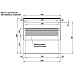 Тумба под раковину Aquanet Алвита 90 235340 подвесная Белая