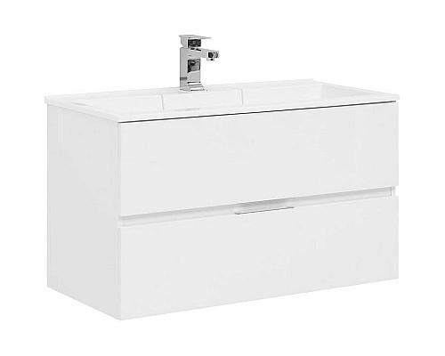 Тумба под раковину Aquanet Алвита 90 235340 подвесная Белая