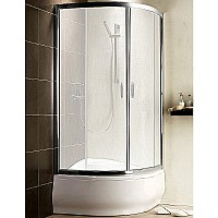 Душевой уголок Radaway Premium Plus A 1700 90x90 30401-01-06N профиль Хром стекло фабрик