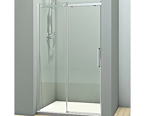 Душевая дверь Veconi Vianno VN-71 160 VN71-160-01-19C4 профиль Хром стекло прозрачное