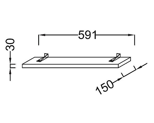 Светильник Jacob Delafon Struktura 60 EB1216-N18 Белый глянец Светильник Jacob Delafon Struktura 60 EB1216-N18 Белый глянец