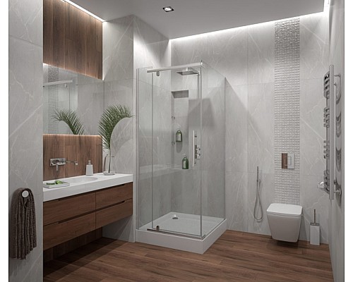 Душевой уголок Erlit Comfort 90х90 ER10109H-C1 профиль Хром стекло прозрачное