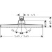 Верхний душ Hansgrohe Crometta HG E240 1jet 26726000