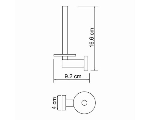 Держатель туалетной бумаги WasserKRAFT K-6597