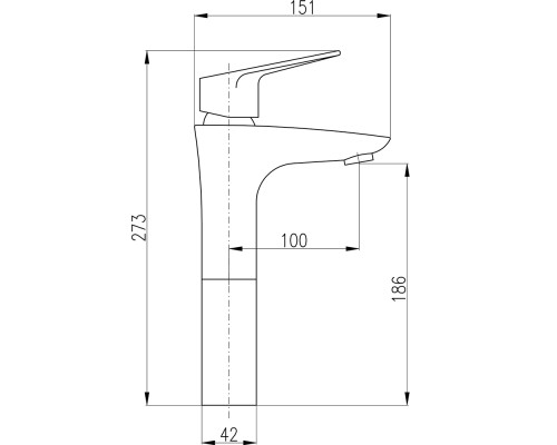 Смеситель для раковины Rav Slezak Victoria VI230.5 Хром