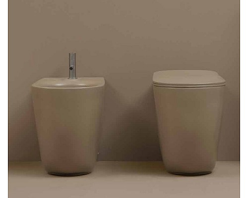 Биде напольное приставное Kerasan Nolita 532081