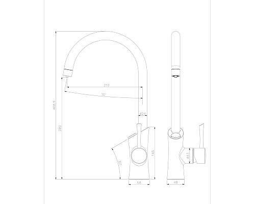 Смеситель Lemark Comfort LM3072C для кухни с подключением к фильтру с питьевой водой