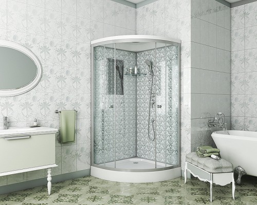 Душевая кабина Niagara Lux 100x100 NG-7702W без гидромассажа