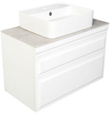 Тумба с раковиной Orange Modi 75 Modi-75TU+RA подвесная Белая