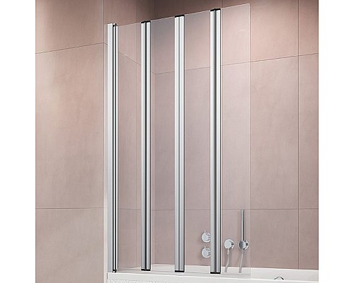 Шторка на ванну Radaway Eos PNW4 87 205401-101 профиль Хром стекло прозрачное