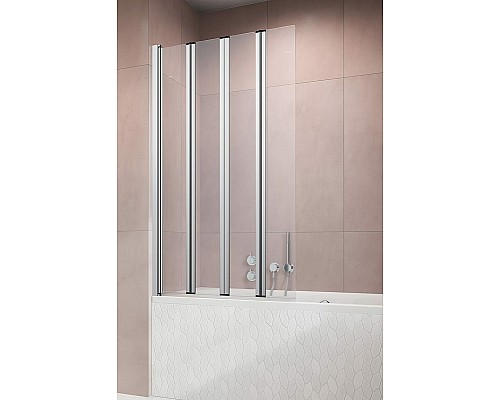 Шторка на ванну Radaway Eos PNW4 87 205401-101 профиль Хром стекло прозрачное