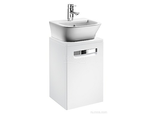 Тумба под раковину Roca The Gap 45 ZRU9302735 белая матовая