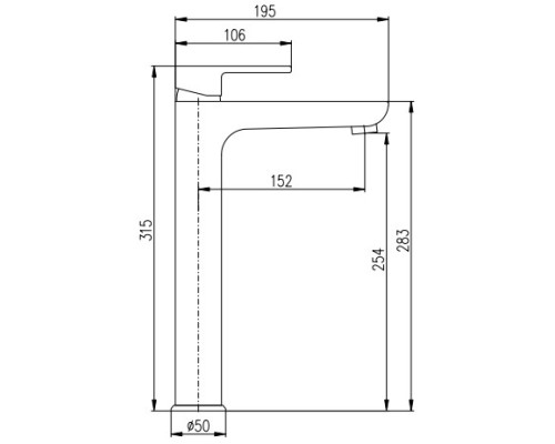 Смеситель для раковины Rav Slezak Vltava VT430.5CMATZ Черный матовый Золото