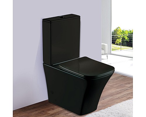 Унитаз подвесной ESBANO CRISAN Matt Black ESUNCRISMB 625x365x820