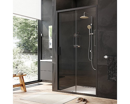 Душевая дверь AM.PM Gem Solo 110 W90G-110-1-195BT Черный матовый