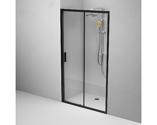 Душевая дверь AM.PM Gem Solo 110 W90G-110-1-195BT Черный матовый