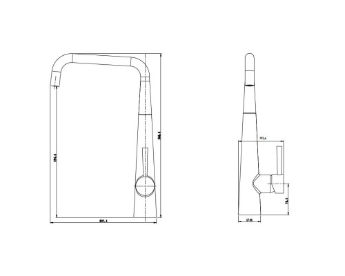 Смеситель Bien для кухонной мойки BE15034601