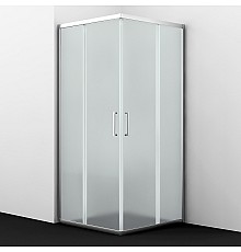 Душевой уголок WasserKRAFT Main 90x90 41S03M профиль Хром стекло матовое
