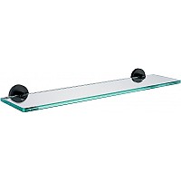 Стеклянная полка Allen Brau Priority 6.31013-31 Черная матовая