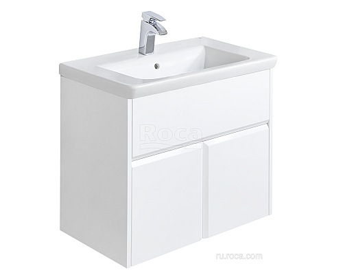 Тумба под раковину Roca UP 80 ZRU9303012белый глянец