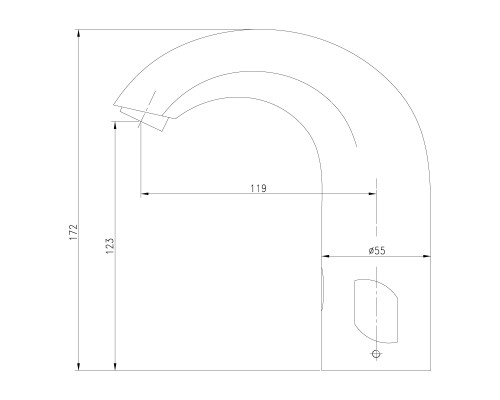 Смеситель Lemark Project LM4656CE для раковины бесконтактный (сенсорный)