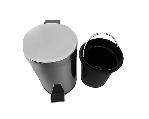 Ведро для мусора Frap F702 Хром