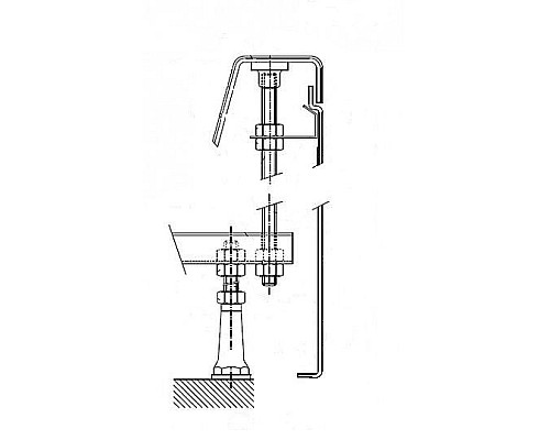 Крепление панели Ravak B23600000N