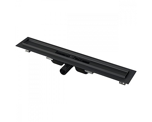 Душевой лоток AlcaPlast APZ101BLACK-950 с опорами, черный матовый