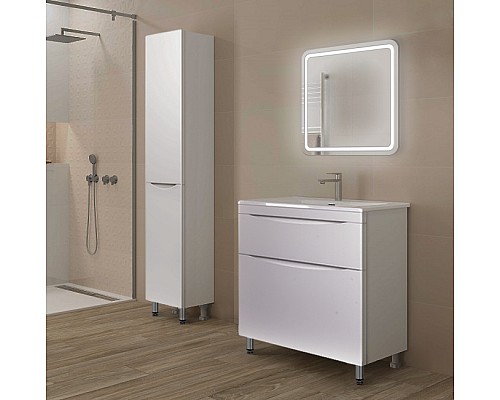 Тумба под раковину Style line Бергамо СС-00002307 напольная белая