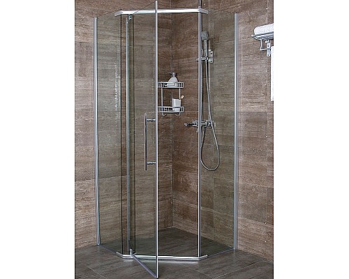 Душевой уголок Erlit Comfort 100х100 ER10110V-C1 профиль Хром стекло прозрачное