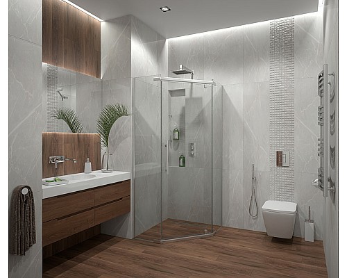 Душевой уголок Erlit Comfort 100х100 ER10110V-C1 профиль Хром стекло прозрачное