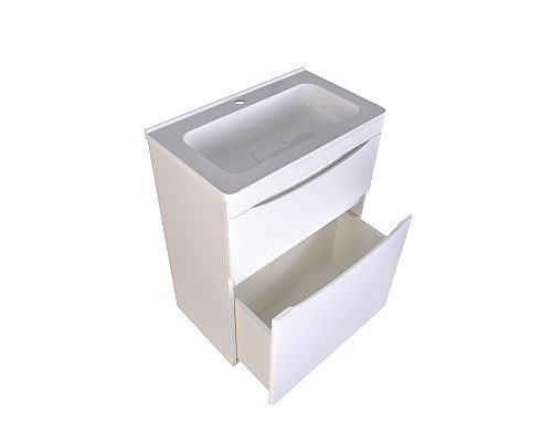 Тумба под раковину Style line Бергамо СС-00002307 напольная белая