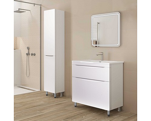 Тумба под раковину Style line Бергамо СС-00002307 напольная белая